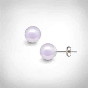Bernadotte Jewellery Glamour Fülbevaló Levandel ezüst