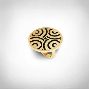 Bernadotte Jewellery Art Deco gyűrű arany