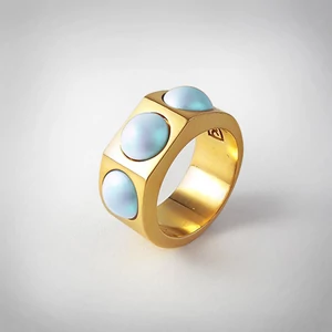 Bernadotte Jewellery Candy gyűrű Azúr arany