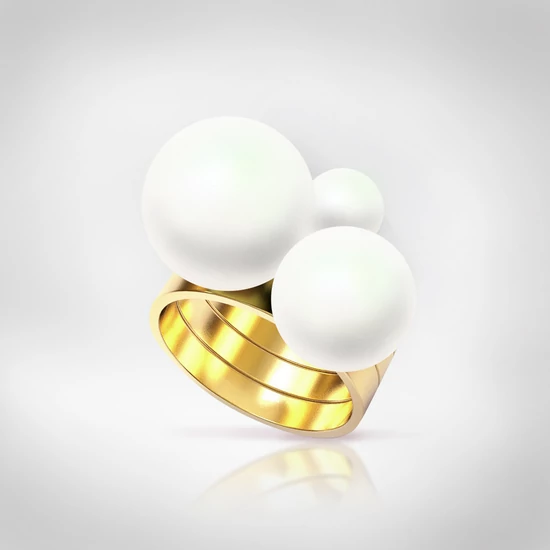 Bernadotte Jewellery Universe Glamour gyűrű arany
