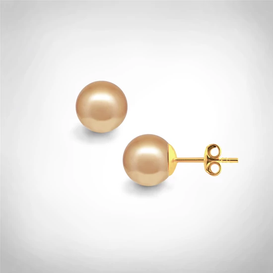 Bernadotte Jewellery  Universe Champagne fülbevaló arany