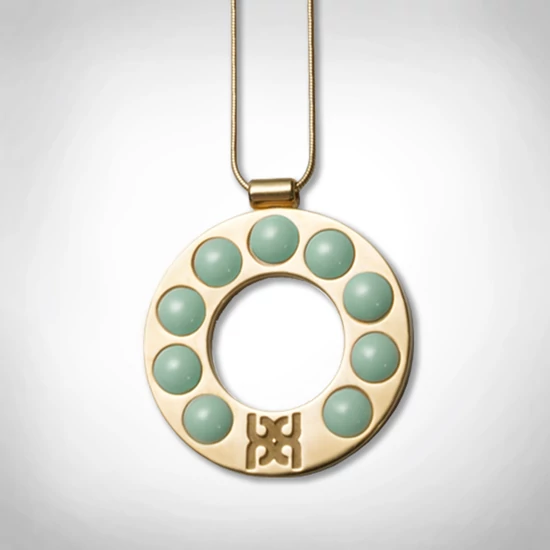 Bernadotte Jewellery Lollipop Jade nyaklánc 