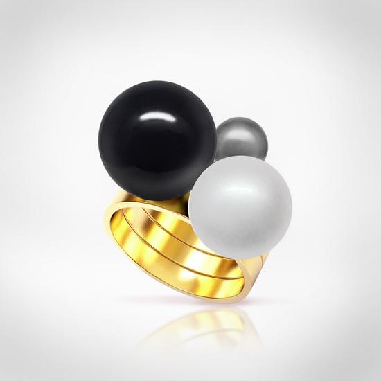 Bernadotte Jewellery Universe Mythos gyűrű arany