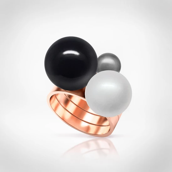 Bernadotte Jewellery Universe Mythos gyűrű rosegold