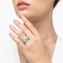 Kép 2/5 - Bernadotte Jewellery Candy gyűrű Jade