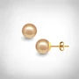 Kép 1/5 - Bernadotte Jewellery  Universe Champagne fülbevaló arany