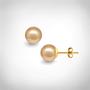 Kép 1/5 - Bernadotte Jewellery  Universe Champagne fülbevaló arany