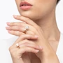Kép 6/6 - Bernadotte Jewellery Universe Iris gyűrű rosegold
