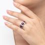 Kép 3/5 - Bernadotte Jewellery Candy gyűrű Blackberry  