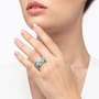 Kép 2/5 - Bernadotte Jewellery Candy gyűrű Jade
