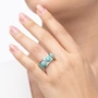 Kép 3/5 - Bernadotte Jewellery Candy gyűrű Jade