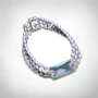 Kép 1/4 - Bernadotte Jewellery Glamour karkötő levendula