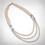 Kép 1/5 - Bernadotte Jewellery Glamour nyaklánc barack