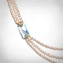 Kép 2/5 - Bernadotte Jewellery Glamour nyaklánc barack