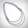 Kép 1/4 - Bernadotte Jewellery Glamour nyaklánc levendula