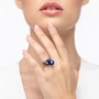 Kép 5/5 - Bernadotte Jewellery Universe Irid Dark Blue gyűrű arany