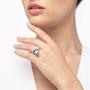 Kép 3/5 - Bernadotte Jewellery Universe Irid Light Blue gyűrű arany
