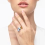Kép 5/5 - Bernadotte Jewellery Universe Irid Light Blue gyűrű rosegold