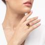 Kép 3/5 - Bernadotte Jewellery Universe Velvet Brown gyűrű arany