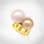 Kép 1/5 - Bernadotte Jewellery Universe City Glam gyűrű arany