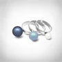 Kép 2/5 - Bernadotte Jewellery Universe azúr gyűrű ezüst