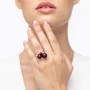 Kép 5/5 - Bernadotte Jewellery Universe Burgundy gyűrű arany