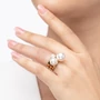Kép 4/7 - Bernadotte Jewellery Universe Iris gyűrű arany