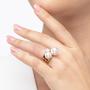 Kép 4/7 - Bernadotte Jewellery Universe Iris gyűrű arany
